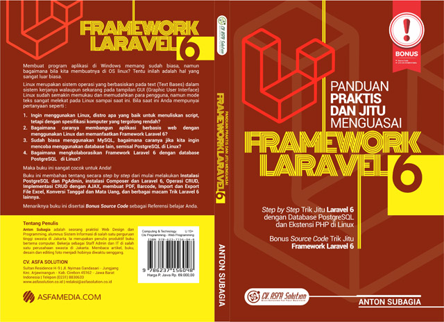 Telah Terbit Buku Panduan Praktis dan Jitu Menguasai Framework Laravel 6